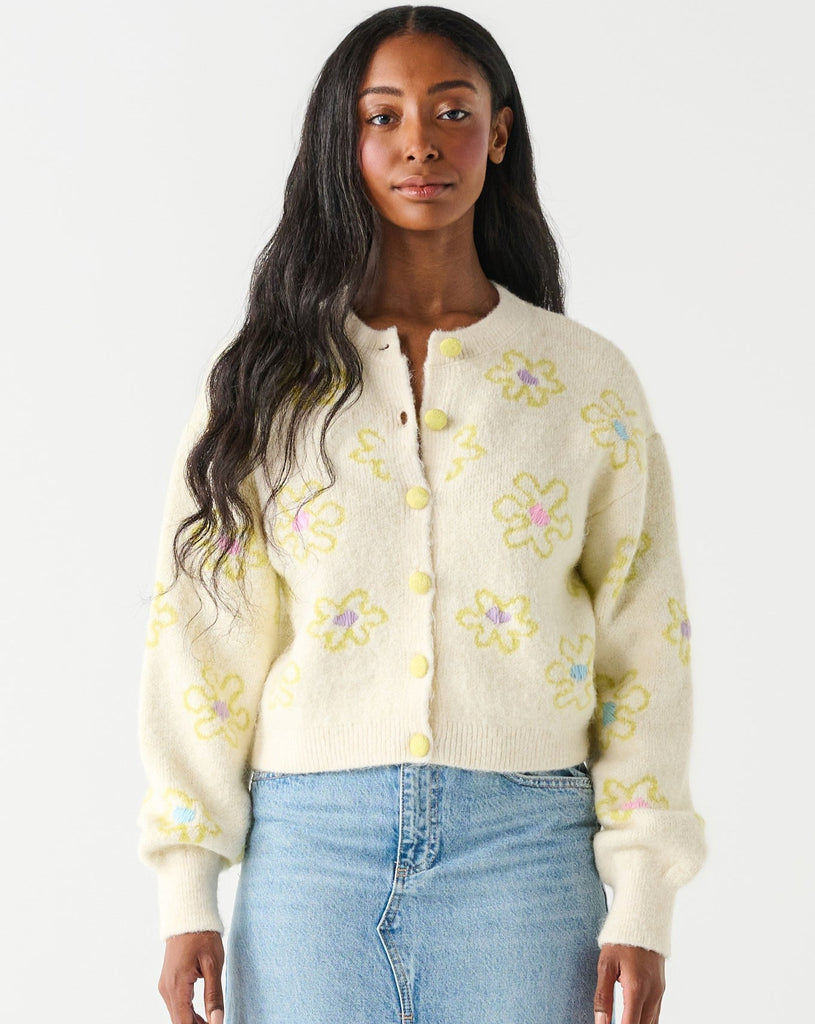 Floral Embroidered Cardi