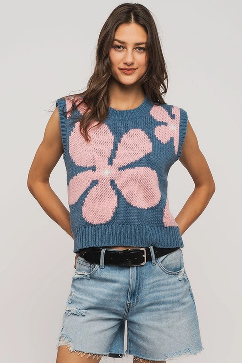 Giant Flowers Vest