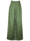 Joey Pleated Pant - Olive