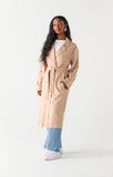 Taupe Knit Trench