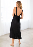 Open Back Midi Dress