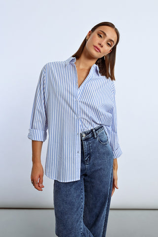 Oversized Pinstripe Shirt