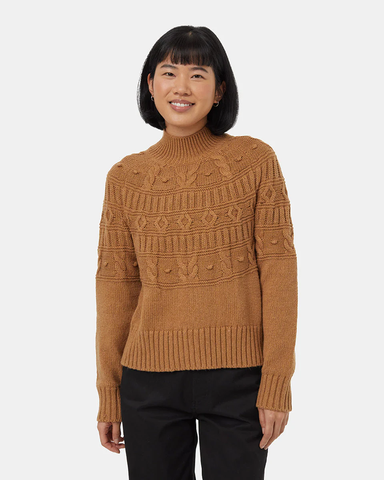 Highline Pom Cable Sweater