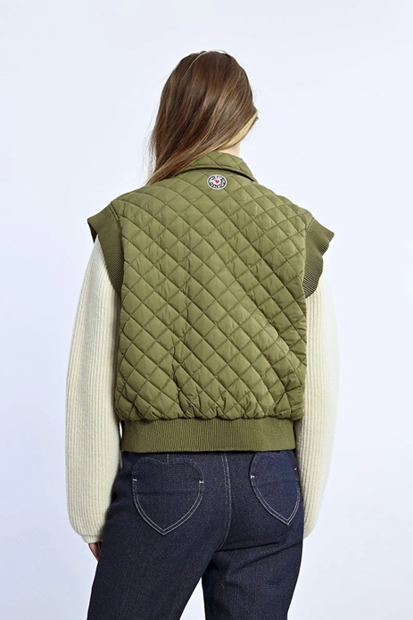 Quilted Sleeveless Jacket