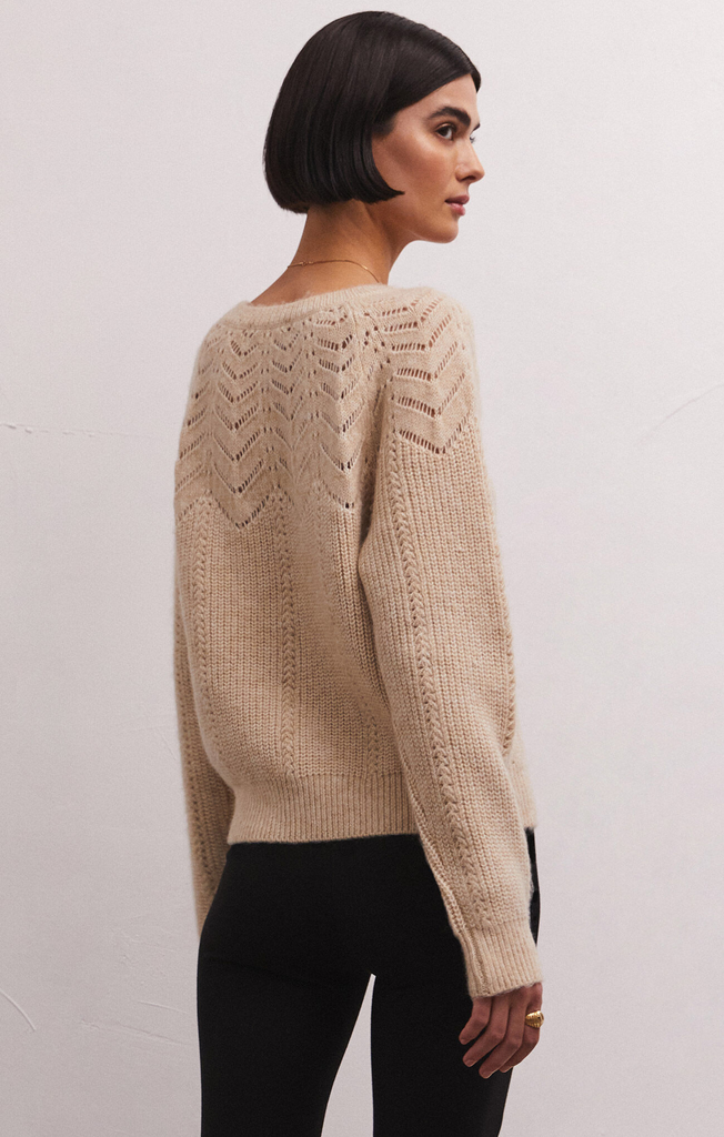Sabine Pointelle Sweater