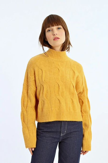 Soft Saffron Sweater