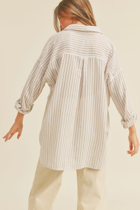 Lily Stripe Button-Down