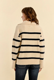 Striped Polo Sweater