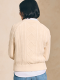 Sunwashed Cable Sweater