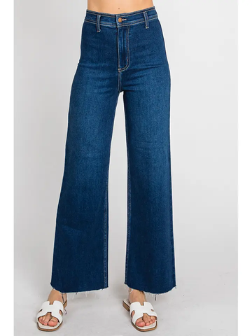 Wide A-Line Jeans