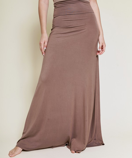 Mocha Maxi Skirt